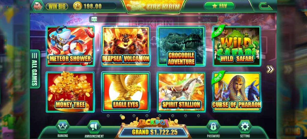 Fire Kirin Online Fish Game Sweepstakes PlayGD